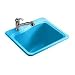 Kohler K-6657-1-KC River Falls Cast Iron Utility Sink K-6657-1-KC Vapour Blue