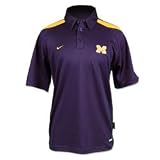 Michigan Wolverines Nike Polo Shirts - Dri-Fit Sphere