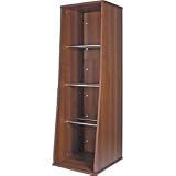 Sefour RS300 500 LP Vinyl Storage Unit Tobacco Walnut