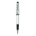 Waterman - Expert Deluxe: F�llfederhalter Lack Wei� CT, Federbreite: mittel