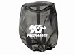 PreCharger Filter Wrap Round Tapered Closed Top 6 in. x 4 5/8 in. x 6 in. Black
