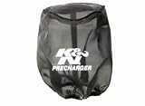 PreCharger Filter Wrap Round Tapered Closed Top 6 in. x 4 5/8 in. x 6 in. Black