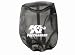 PreCharger Filter Wrap Round Tapered Closed Top 6 in. x 4 5/8 in. x 6 in. Black