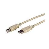 USB Kabel Anschlusskabel für Drucker Druckerkabel für Drucker USB-A auf USB-B Stecker Stecker 3m 3 Meter