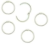 CUSTOM BINDING RINGS SMALL .875 10/PKG-CREME