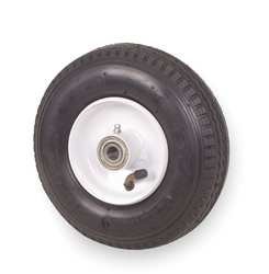 Industrial Grade 1NWV1 Pneumatic Wheel, 12 In, 4 Ply, 445 Lb Cap