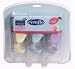 Baby : Comfi Angled Nursers - 6oz. 3pk. - Purple / Green / Pink