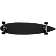 Moose Black Pintail Longboard Complete