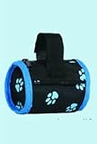 Pet Supplies : 5Star Dog Walking Poop Bags Barrel Dispenser Blue Paw Print