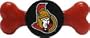 NHL Hard Bone Ottawa Senators Dog Toy