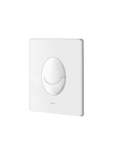 Grohe 38505SH0 Skate Air Bet&auml;tigungsplatte mit 2-Mengen- und Start-Stopp-Funktion f&uuml;r pneumatische Bet&auml;tigung / senkrecht / wei&szlig;