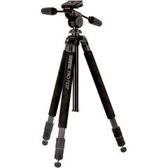 Sunpak 69.5" Pro 723PX Carbon Fiber Tripod With 3-Way Panhead QR and Case