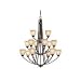VAX-HS-CHU015BW Helsinki 15L Chandelier Black Walnut by Vaxcel
