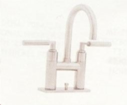 Santec 4 Spread Bridge Lavatory Set With Td Handles Modena I