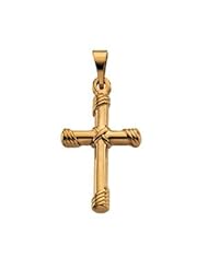Cross Pendant 14K Yellow Gold 18.00X12.00 mm