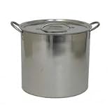 5 Gallon Stainless Steel Stock Pot with Lid by Learn To Brew LLC