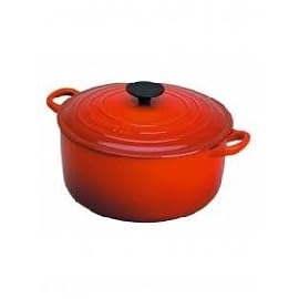 Le Creuset ココット・ロンド 22cm チェリーレッド