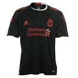 adidas Liverpool Training Shirt 2010 2011 Black Small