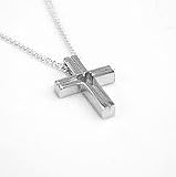 026. Sterling Silver Heart Cross Pendant