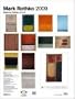 2009 Mark Rothko Super Poster Calendar