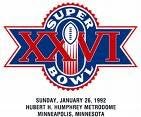Super Bowl XXVI Commemorative Men's Cologne Decanter 4 oz Sunday January 26, 1992 Washington Redskins Vs Buffalo Bills