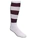Sporting Goods : Bumble Bee Socks (Maroon/Wht)