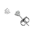 14K White Gold Martini Diamond Stud Earrings (1/5 cttw, G-H Color, I1 Clarity)