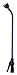 Dramm Touch-N-Flow Rain Wand – 30” Long, Blue – Full Watering Flow with Trigger-Style Shut-Off Valve & Lock – High-Flow, Gentle Spray for Gardens, Hanging Baskets & Flowerbeds