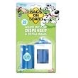 Bags on Board White Dispenser with 30 Refill Bags