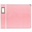 We R Memory Keepers We R Faux Leather 3-Ring Binder 12-Inch by 12-Inch, Pretty Pink
