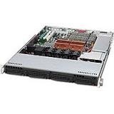SUPERMICRO  CSE-815S-700B 1U 700W 4X 1 HS SCSI HDD BAYS E-ATX 2-Expansion Slot System Cabinet - Black