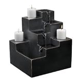 Kenroy Home Stacks Indoor Tabletop Fountain, Black