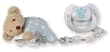 Pacifier and Leash, Moon & Stars Collection-blue