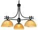 Access Lighting 26123-ABRZ/AMB 3 Light Ambrato Chandelier,