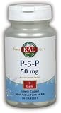 P-5-P (Pyridoxal-5-Phosphate) 50 Tabs ( The Most Active Form of B-6 ) Kal