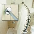 Creative Specialties DN2145CH 5' Curved Shower Rod Chrome