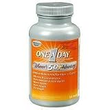 One A Day MultiVitamin and MultiMineral Supplement - Women's 50+ Plus Advantage, Provides Memory & Concentration Support, Bone Strength, Joint Health, Breast Health Heart Health and Eye Health - 125 Tablets SUPPORTS THE BREAST CANCER Foundation