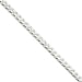 Sterling Silver 4.65mm Franco Chain Necklace - 18 Inch - Lobster Claw