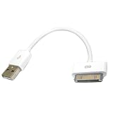 iTALKonline USB Data Sync Cable Lead Charger for iPod, iPhone 3G, 3GS, iPhone 4 4S (2011), 4G HD, iPad (NEW Short Version 12cm)'