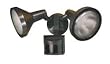 LumaPro 2LBN5 Motion Light, 240Deg.Viewing Angle, Bronze
