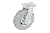 Swivel Plate Caster 10 Full Pneumatic Wheel 450 Lb. Capacity