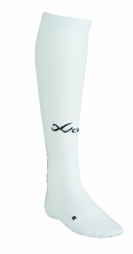 CW-X Conditioning Wear Ventilator Compression Support Running Socks,White,Small