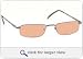 Computer Glasses with Peach/lt. Beige Polycarbonate Double Sided Ar Lenses, Fashionable, Stylish and Comfortable Frame. This Frame Has Adjustable Nose Pads and Spring Hinge Temples. Frame Size Is 51-20-140.