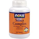 Now Foods Silica Complex 500mg Tablets, 180-Count