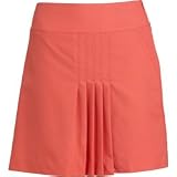 Nivo Sport Front Pleated Skort (COLOR: Coral, WOMENS SIZE:6)