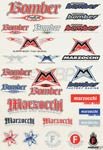 Marzocchi Decal Sheet - 25 Assorted Decals