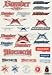 Marzocchi Decal Sheet - 25 Assorted Decals
