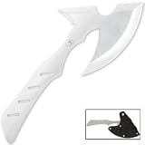 Silver Throwing Axe with Custom Sheath [Misc.]