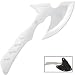Singapore Sling Throwing Axe Silver With Sheath