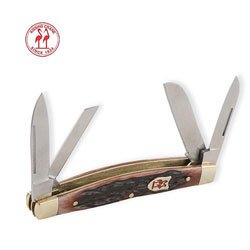 Kissing Crane Brown Congress Folding Knife